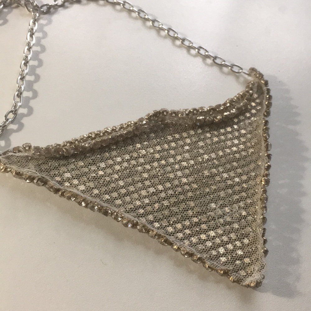 Clear Rhinestone Statement Necklace - Picture 3 of 3